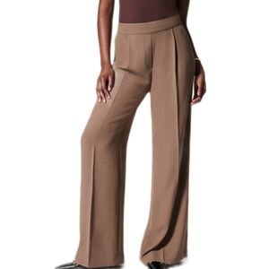 Spanx Carefree Crepe Pleated Trousers NWT